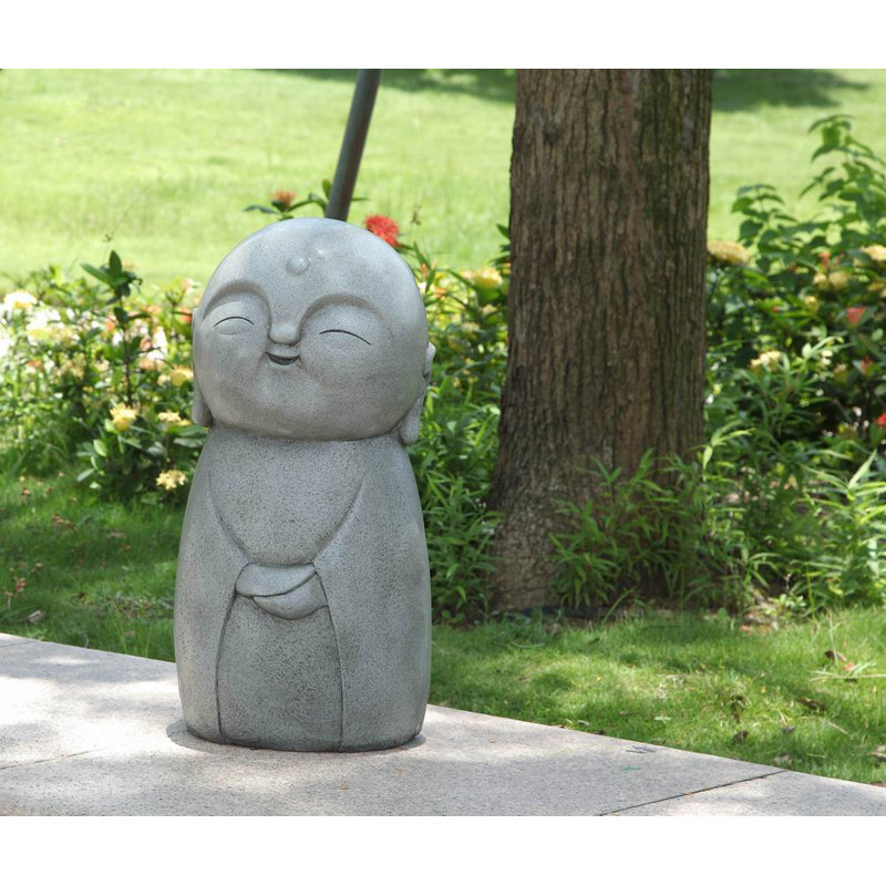 HiLine Gift Ltd. Smiling Lucky Japanese Jizo Statue & Reviews Wayfair